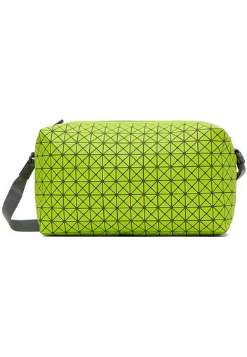 Bao Bao Issey Miyake Green Vinyl Saddle Bag