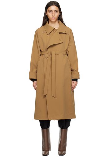 Issey Miyake Brown Canopy Coat