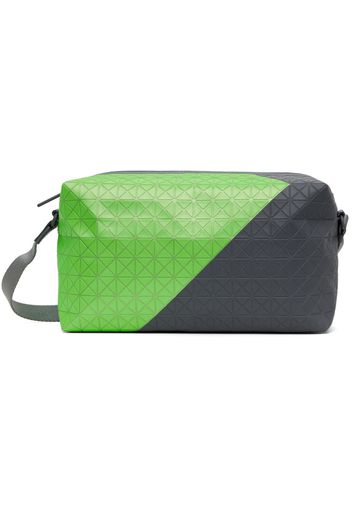 BAO BAO ISSEY MIYAKE Gray & Green Saddle Bag