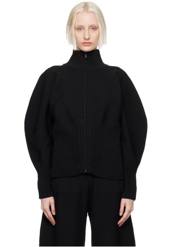 ISSEY MIYAKE Black Squeeze Jacket