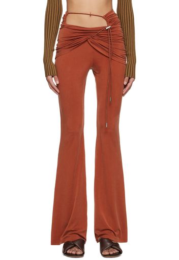 Jacquemus Orange Le Raphia 'Le Pantalon Espelho' Leggings