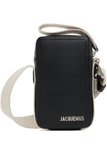 Jacquemus Black Le Raphia 'Le Cuerda Vertical' Bag