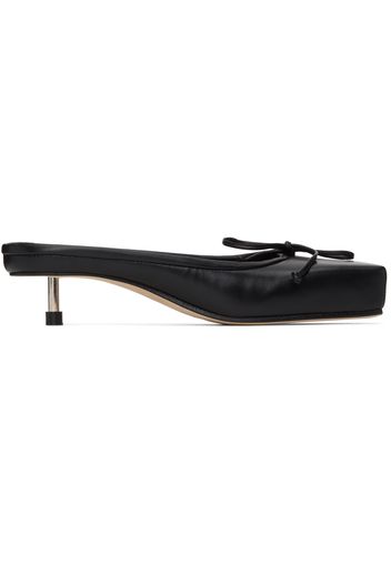 Jacquemus Black Le Chouchou 'Les Mules Basses Ballet' Heels