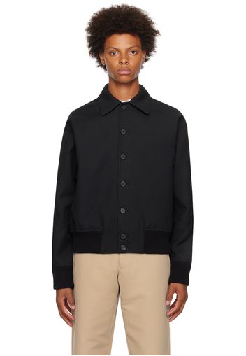 Jacquemus Black Le Chouchou 'Le Bomber Feltro' Bomber Jacket