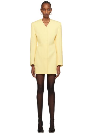 JACQUEMUS Yellow Les Sculptures 'La robe Cubo' Minidress