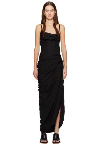 Jacquemus Black Les Classiques 'La robe Saudade longue' Maxi Dress