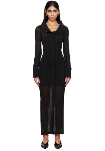 JACQUEMUS Black Les Sculptures 'La robe Manta' Maxi Dress