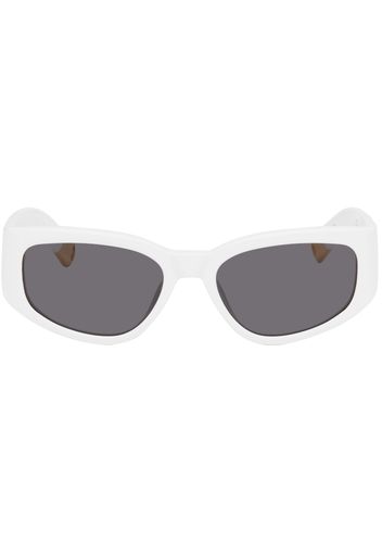 JACQUEMUS White 'Les Lunettes Gala' Sunglasses