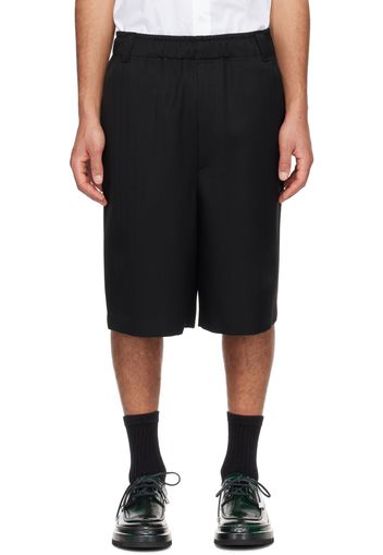 JACQUEMUS Black Les Sculptures 'Le bermuda Juego' Shorts