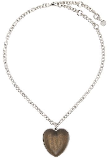 JACQUEMUS Silver La Casa 'Le collier Pietra' Necklace