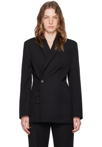 JACQUEMUS Black La Casa 'La veste Tibau' Blazer