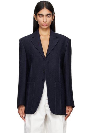 JACQUEMUS Navy La Casa 'La veste d'Homme' Blazer