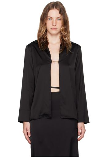 JACQUEMUS Black Le Chouchou 'La chemise Notte' Shirt