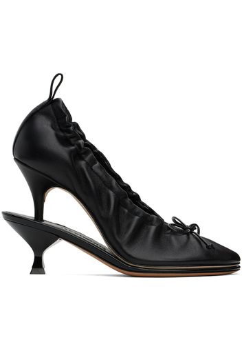 JACQUEMUS Black La Casa 'Les doubles ballerines' Heels