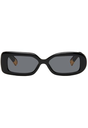 JACQUEMUS Black La Casa 'Les lunettes Rond Carré' Sunglasses