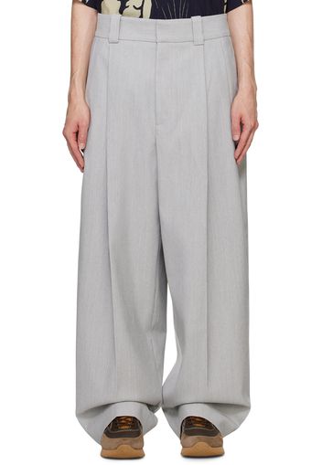 JACQUEMUS Gray La Casa 'Le pantalon Marzio' Trousers