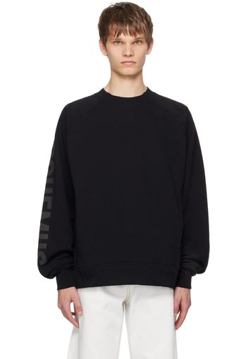 JACQUEMUS Black Les Classiques 'Le sweatshirt Typo' Sweatshirt