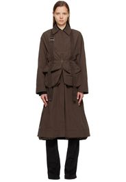 Jacquemus Brown Le Papier 'Le Manteau Carozzu' Coat