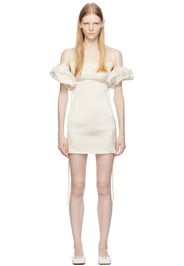 Jacquemus Off-White Le Chouchou 'La Mini Robe Chouchou' Minidress