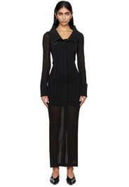 JACQUEMUS Black Les Sculptures 'La robe Manta' Maxi Dress