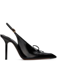 JACQUEMUS Black Les Sculptures 'Les slingbacks Cubisto hautes' Heels