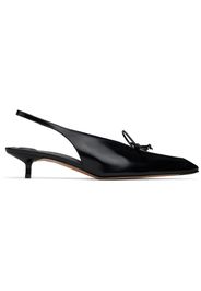 JACQUEMUS Black Les Sculptures 'Les slingbacks Cubisto basses' Heels