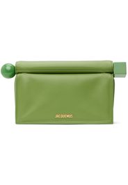 JACQUEMUS Green La Casa 'La pochette Rond Carré' Clutch