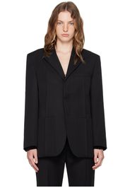 JACQUEMUS Black La Casa 'La veste d'Homme' Blazer