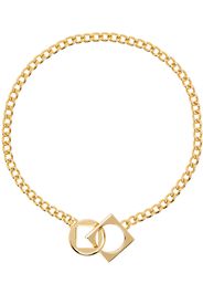 JACQUEMUS Gold Les Classiques 'Le collier rond carré' Choker