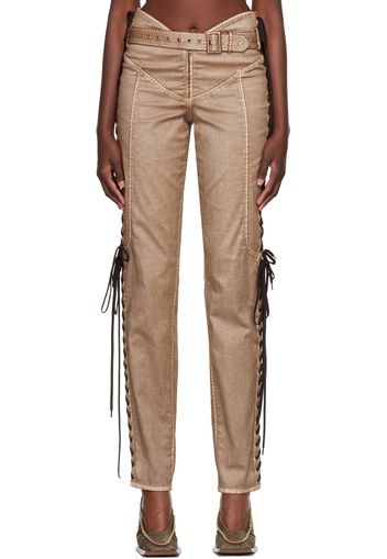 Jean Paul Gaultier Brown KNWLS Edition Trousers