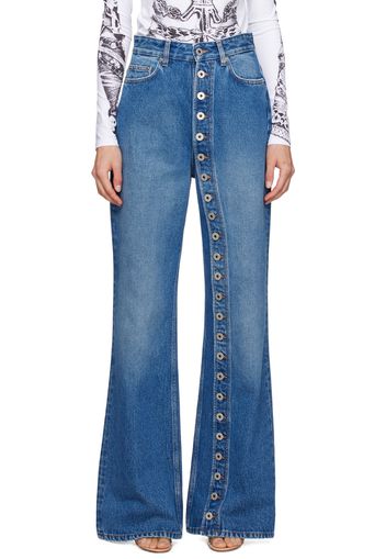 Jean Paul Gaultier Blue 'The Haute Jeanerie' Jeans