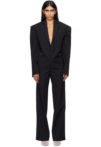 Jean Paul Gaultier Black 'The Lace-Up Suit' Jumpsuit