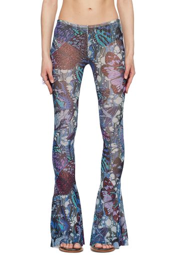 Jean Paul Gaultier Blue Butterfly Pants