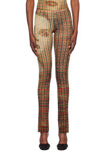 Jean Paul Gaultier Multicolor Check Lounge Pants