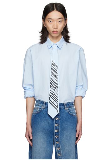 Jean Paul Gaultier Blue 'The Tie' Shirt