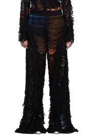 Jean Paul Gaultier Brown Shayne Oliver Edition 'The Slashed City' Lounge Pants