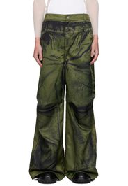 Jean Paul Gaultier Khaki 'The Trompe-L'œil' Cargo Pants