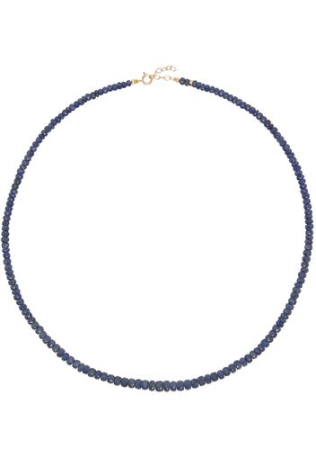 JIA JIA Blue September Birthstone Sapphire Beaded Necklace