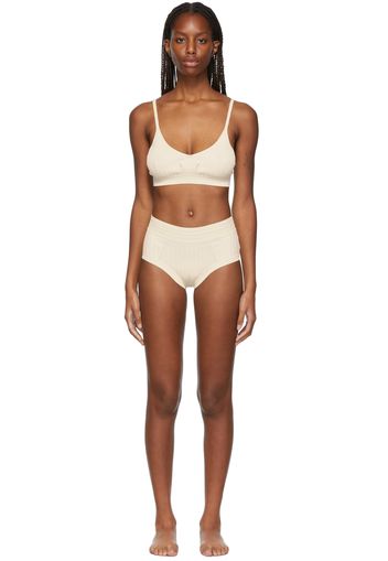 Jil Sander Off-White Viscose Underwear Set