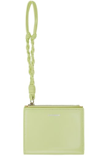 Jil Sander Green Mini Wallet