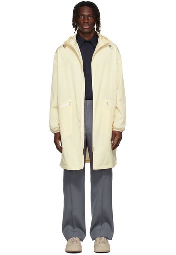 Jil Sander Off-White Nylon Parka