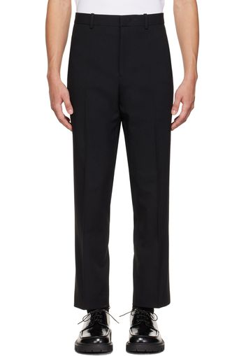 Jil Sander Black Polyester Trousers