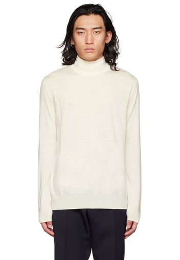 Jil Sander Off-White High Turtleneck