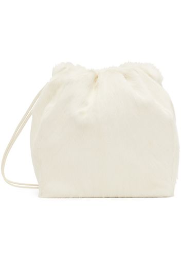 Jil Sander White Dumpling Bag