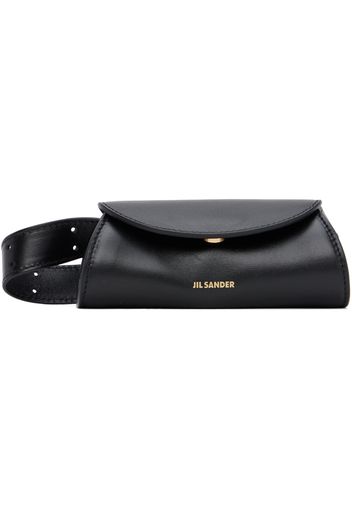 Jil Sander Black Mini Cannolo Bag