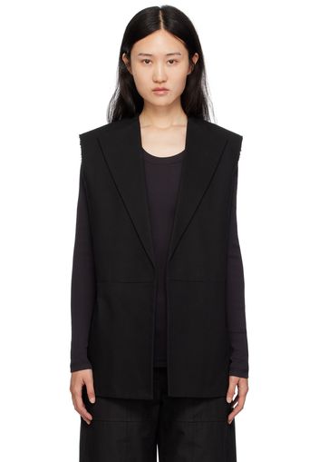 Jil Sander Black Tailored Vest