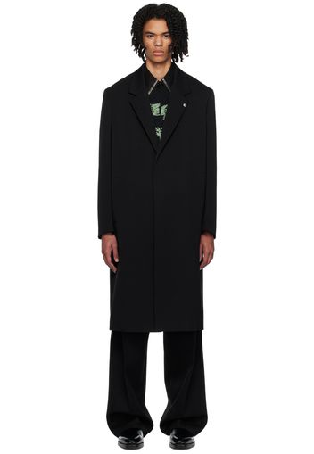 Jil Sander Black Hardware Coat