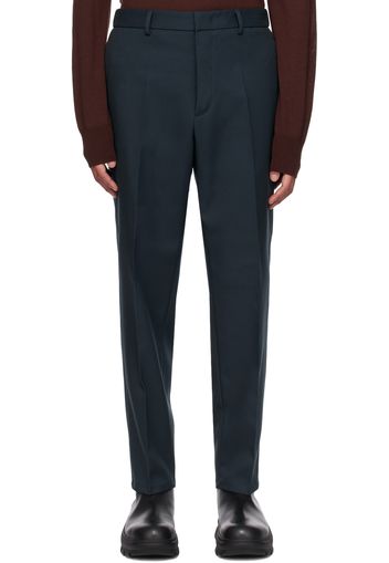 Jil Sander Blue Slim Trousers