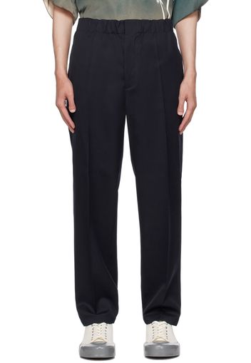 Jil Sander Navy Tapered Trousers