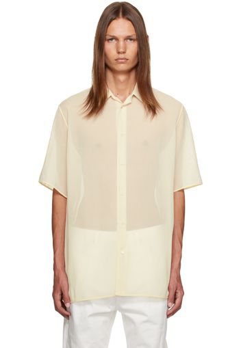 Jil Sander Off-White Spread Collar Shirt